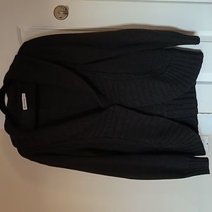 Dark grey Cardigan with snap closure